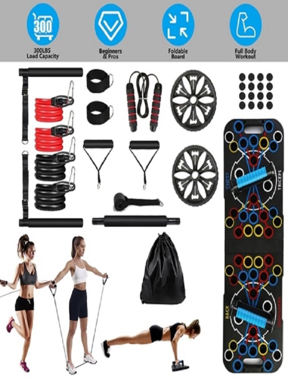 Multifunctional Push Up Board Training Equipment With 15 Fitness Accessories - Picture 3 of 5